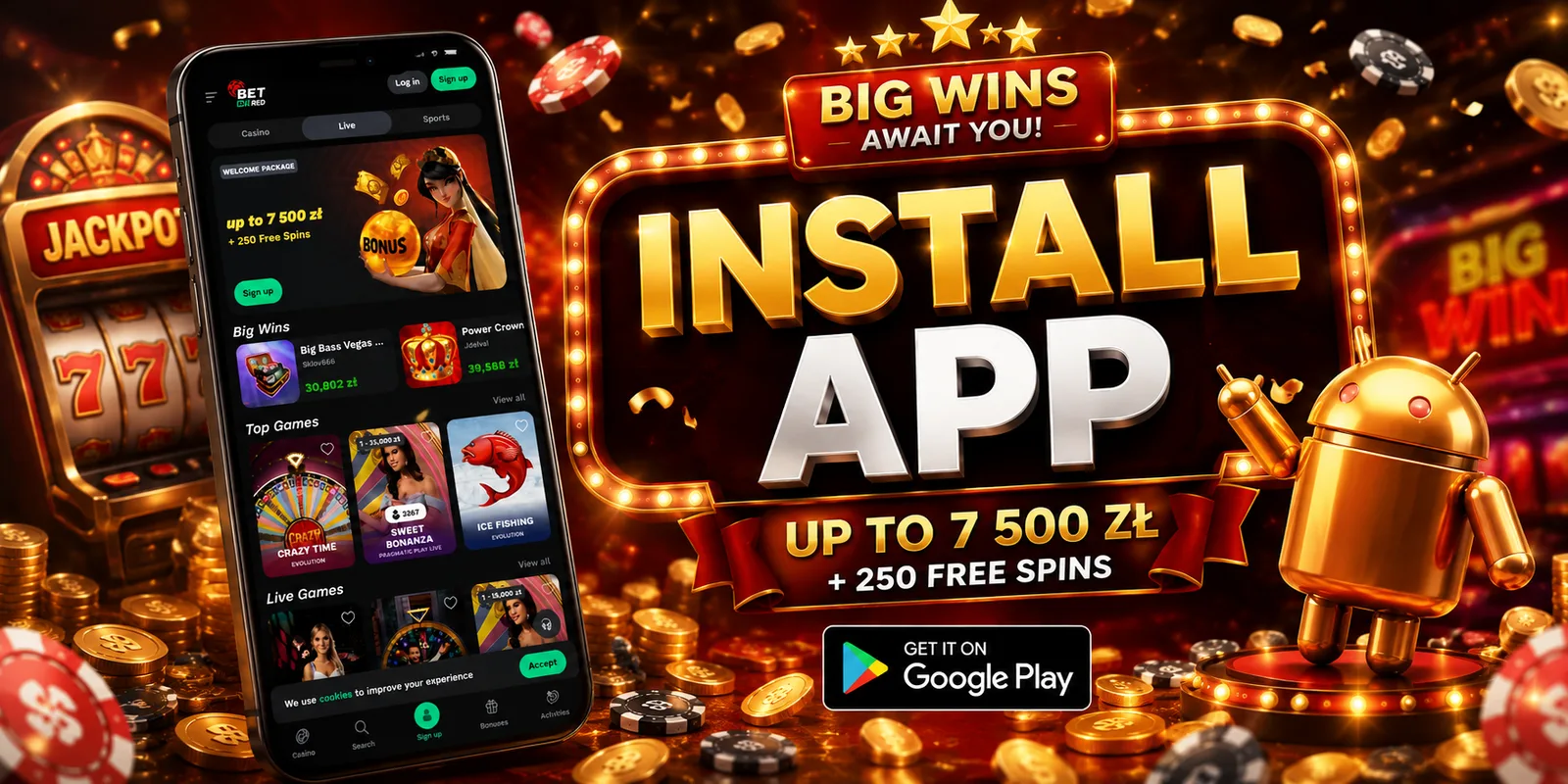 Instalacja aplikację BetOnRed na Android – kroki