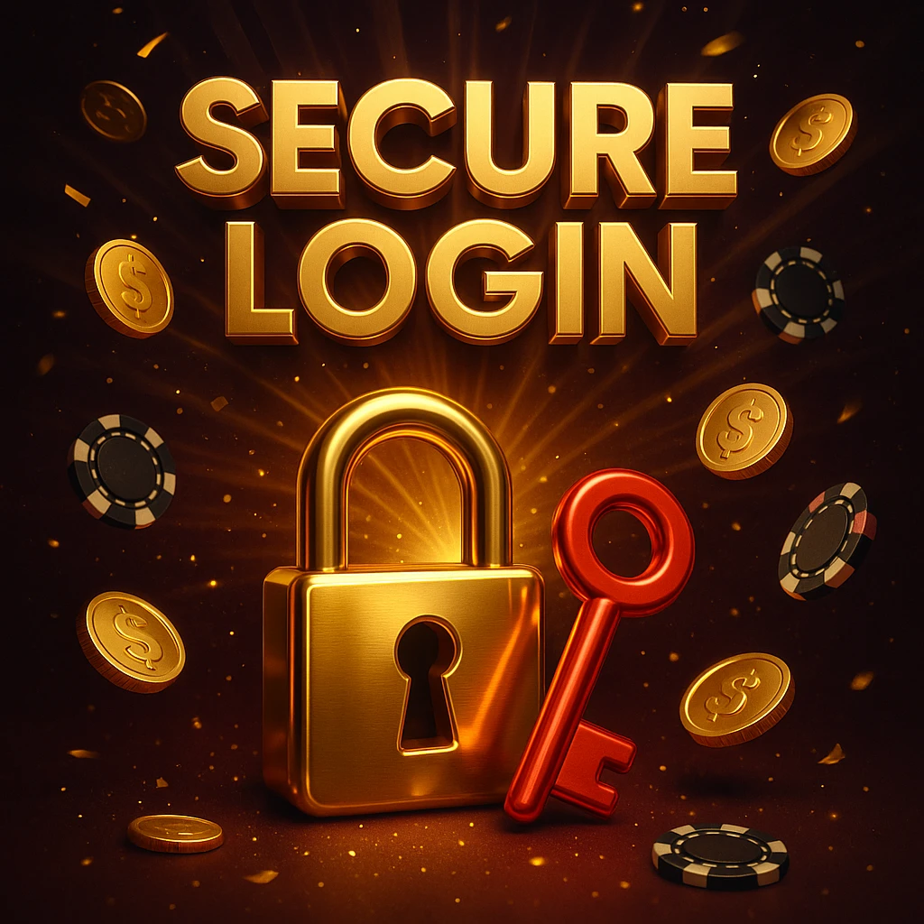 Przycisk Login BetOnRed Casino do konta gracza